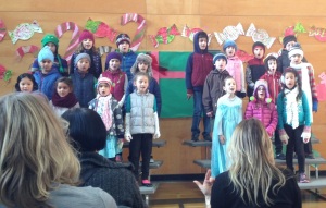 My other daughter performing with her class.